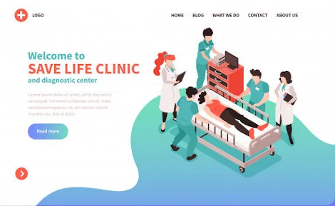 hospital website design packages